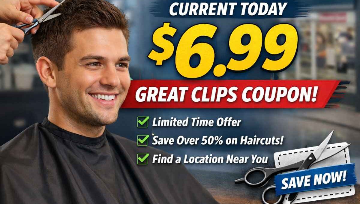 Current Today $6.99 Great Clips Coupon