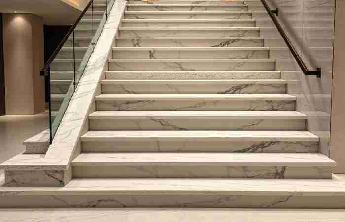 Double Moulding Granite Modern Granite Stairs Design