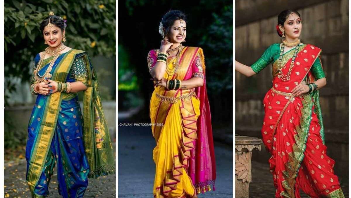 Wedding Marathi Nauvari Saree