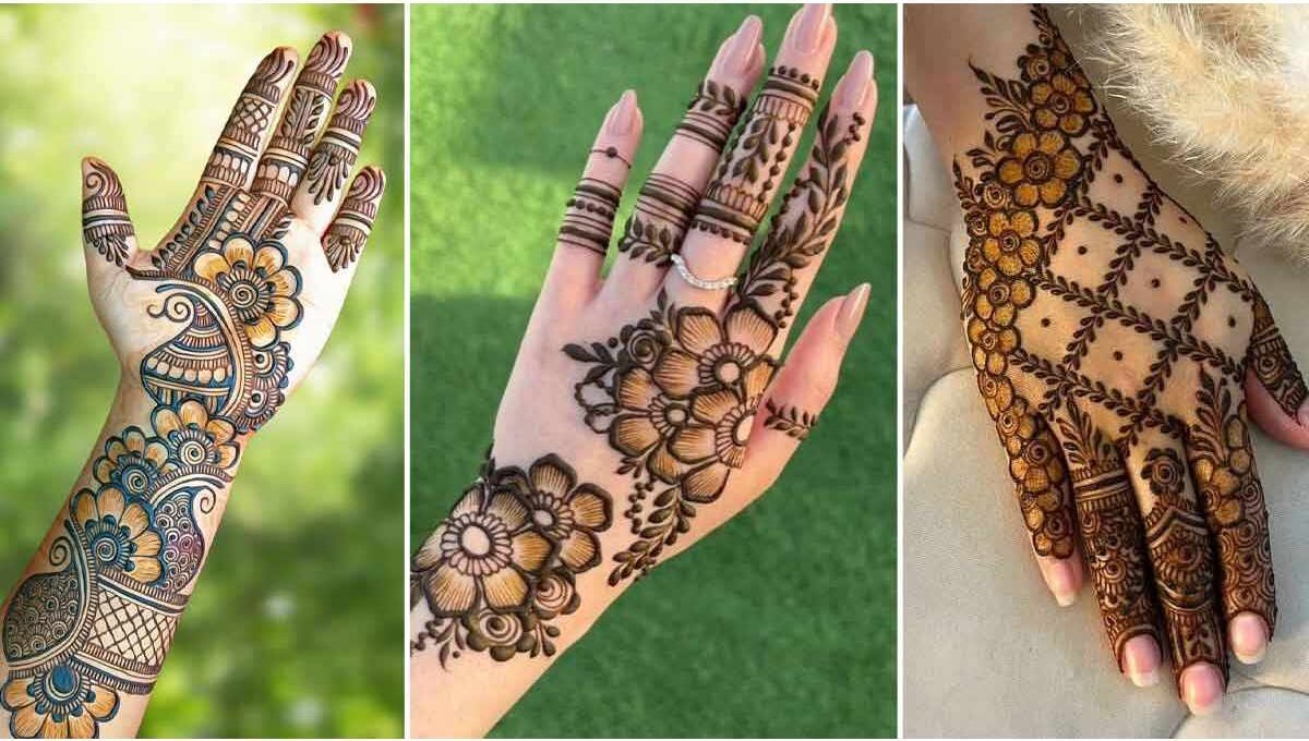 Arabic Mehndi Design Simple Back Hand