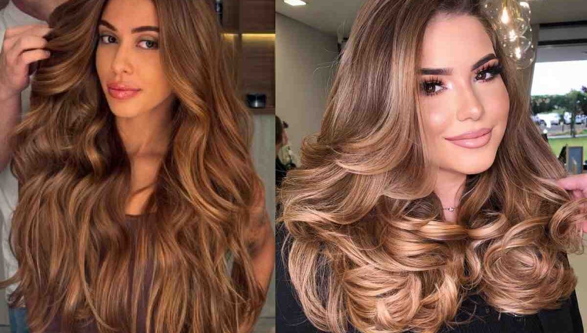 Golden Brown Honey Caramel Brown Hair