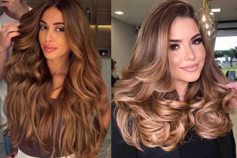 Golden Brown Honey Caramel Brown Hair