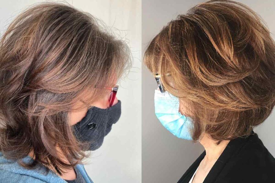 Hairstyles For Over 50 With Glasses