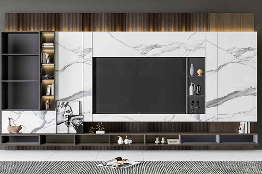 Modern Wall Tv Unit Design For Hall 2023